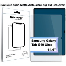 Скло захисне BeCover Matte Anti-Glare Samsung Galaxy Tab S10 Ultra (SM-X920/SM-X926) 14.6" (713445)