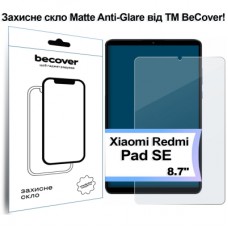 Скло захисне BeCover Matte Anti-Glare Xiaomi Redmi Pad SE 8.7" (713447)