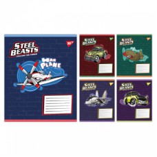 Зошит Yes Steel Beasts А5 12 аркушів лінія (767710)