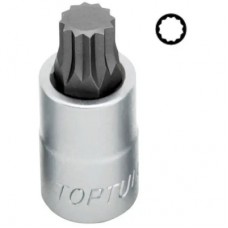 Головка торцева Toptul SPLINE M12 L55мм 1/2" (BCHA1612)