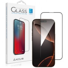 Скло захисне ACCLAB Full Glue Apple iPhone 16 Pro Max Black (1283126593284)