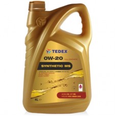 Моторна олива TEDEX SYNTHETIC (MS) MOTOR OIL 0W20 - 4л