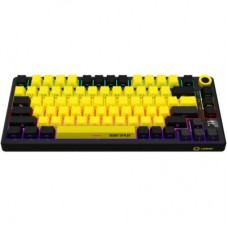 Клавіатура Lorgar KBP7075W Pro RGB Wireless/Bluetooth/USB UA Black/yellow (LRG-KBP7075W-YL-US)