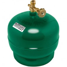 Побутовий газовий балон Voltronic Golden Lion 2кг (4,8л) + пальник 20354 Green (GL-GBG-2k-48L)