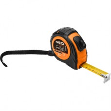 Рулетка Neo Tools 5мx19мм, з фіксатором змотування (67-222)
