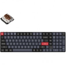 Клавіатура Keychron K17 PRO Gateron MX 2.0 Brown QMK White Led Wireless/Bluetooth/USB-А UA Black (K17P-A3-UA)