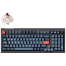 Клавіатура Keychron V5 Max Gateron Jupiter Brown Knob Hot-Swap QMK Wireless/Bluetooth/USB-А UA Black (V5M-D3-UA)