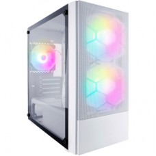 Корпус 1stPlayer X4-M-WH-2F1P-W-1F1-W