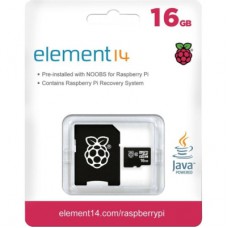 Додаткове обладнання для Мікро ПК SanDisk Карта пам''яті для Raspberry Pi 16GB microSDHC / NOOBS pre-loaded (SD-16GB-NOOBS)