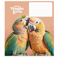 Зошит Школярик It's a magic love 12 аркушів клітинка (012-3300K)