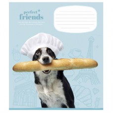 Зошит Школярик Perfect friends 12 аркушів клітинка (012-3250K)
