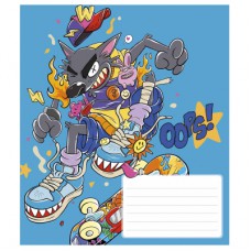 Зошит Школярик Oops 12 аркушів лінія (012-3261L)