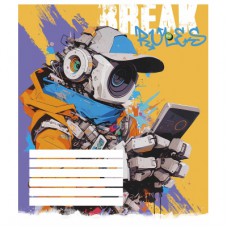 Зошит Школярик Break the rules 18 аркушів клітинка (018-3492K)