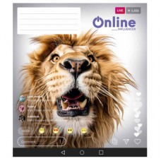 Зошит Школярик Online 36 аркушів лінія (036-3420L)