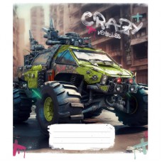Зошит Школярик Monster trucks 48 аркушів лінія (048-3283L)