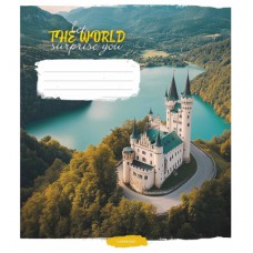 Зошит Школярик Let the world surprise you 60 аркушів клітинка (060-3548K)