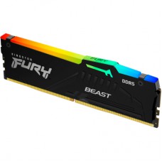Модуль пам'яті для комп'ютера DDR5 32GB 5600 MHz Beast RGB Black Kingston Fury (ex.HyperX) (KF556C36BBE2A-32)