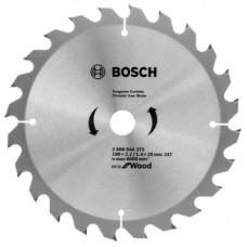Диск пильний Bosch Professional Eco for Wood 190x20/16-24T (2.608.644.375)