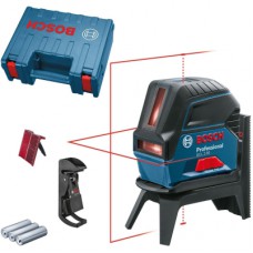 Лазерний нівелір Bosch Professional GCL2-50+RM1+BM3 до 20м, ±0.3мм/м, 4AAx1.5В, IP54, чохол, мішеннь, кейс (0.601.066.F02)