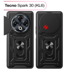 Чохол до мобільного телефона BeCover Military Tecno Spark 30 (KL6) Black (713541)