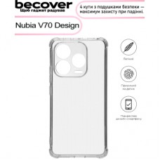 Чохол до мобільного телефона BeCover Nubia V70 Design Clear (713567)