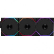 Кулер до корпусу Lian Li Uni Fan TL WIRELESS 120-3, Black (G99.12TL1W3B.00)