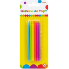 Свічка Maxi 12 шт на торт, 10 см (MX620186)