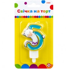 Свічка Maxi Llama "5" висотою 7,62 см (MX622068-5)