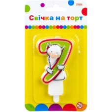 Свічка Maxi Llama "7" висотою 7,62 см (MX622068-7)
