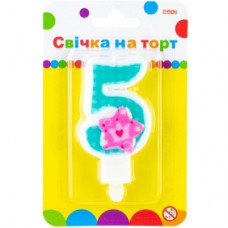 Свічка Maxi Princess "5" висотою 7,62 см (MX622050-5)