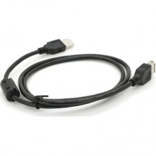 Дата кабель USB 2.0 AM/AF 1.0m ferrite black Voltronic (YT-AM/AF-1.0B)