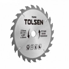 Диск пильний Tolsen з ТВС напайками по дереву 160х40Т*20мм (76426)