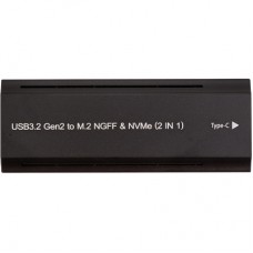 Кишеня зовнішня PowerPlant SSD M.2 PCIe NGFF/NVMe USB3.2, 20Gbps, RGB (HC380527)