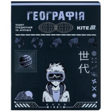 Зошит Kite предметний Cyber 48 аркуші, клітинка, географія (K25-240-25)