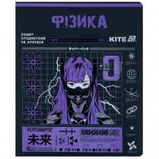 Зошит Kite предметний Cyber 48 аркуші, клітинка, фізика (K25-240-22)