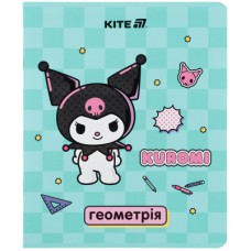 Зошит Kite предметний Kuromi 48 аркуші, клітинка, геометрія (HK25-240-1)