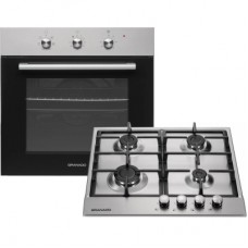Комплект вбудованої техніки GRANADO GEO 61-0200 inox + GGH 61-104 inox
