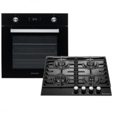 Комплект вбудованої техніки GRANADO GEO 62-1310 black + GGH 62-104 black glass