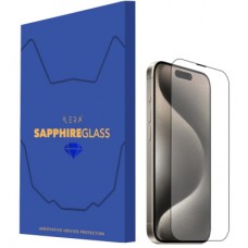 Скло захисне iLera Sapphire Ultra + Glass iPhone 15 Pro (ILSPDL15PR)