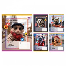 Зошит Yes Cute animals А5 18 аркушів лінія (767728)