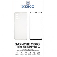 Чохол до мобільного телефона XoKo Ultra Thin Air + Glass Full Cover Ultra-Thin Realme C11 (2021) Black (XK-CS-ULT-RL-C11)