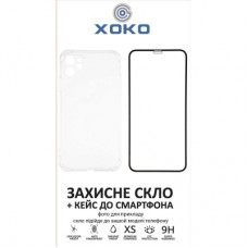 Чохол до мобільного телефона XoKo Ultra Thin Proof + Glass Full Cover Ultra-Thin iPhone 12 Pro Max Black (XK-CS-ULT-AP-IP12PM)