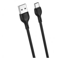 Дата кабель USB 2.0 AM to USB-C 2.0m 2.1A black XO (NB200-TC-BK)