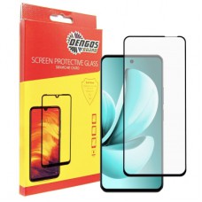 Скло захисне Dengos Full Glue Realme C71 Black (TGFG-412)