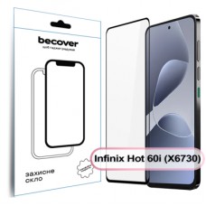 Скло захисне BeCover Infinix Hot 60i (X6730) Black (713730)