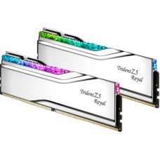 Модуль пам'яті для комп'ютера DDR5 32GB (2x16GB) 6400 MHz Trident Z5 Royal Silver G.Skill (F5-6400J3239G16GX2-TR5S)