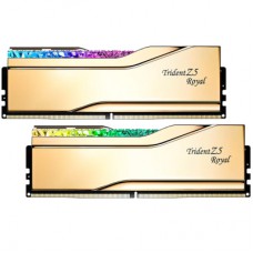 Модуль пам'яті для комп'ютера DDR5 32GB (2x16GB) 6000 MHz Trident Z5 Royal Gold G.Skill (F5-6000J2836G16GX2-TR5G)