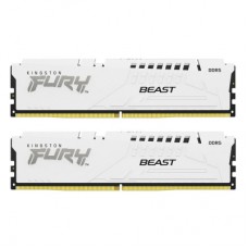 Модуль пам'яті для комп'ютера DDR5 32GB (2x16GB) 6000 MHz Beast White Kingston Fury (ex.HyperX) (KF560C36BWE2K2-32)