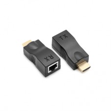 Адаптер HDMI extender passive 30m CAT5E/6 1080P black Voltronic (YT-SCPE HDMI-30m720PB)