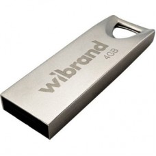 USB флеш накопичувач Wibrand 4GB Taipan Silver USB 2.0 (WI2.0/TA4U2S)